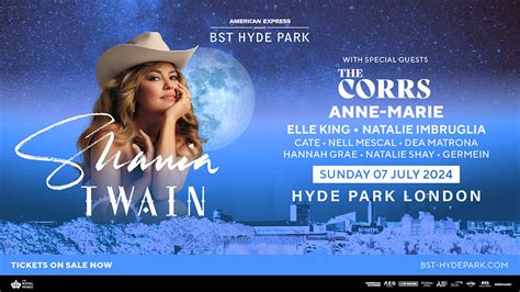 shania twain tickets hyde park